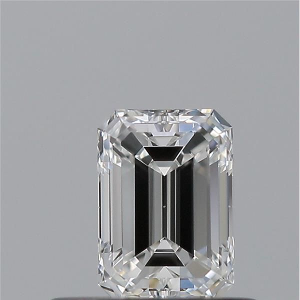 0.40 Carat Emerald Loose Diamond, F, VVS2, Super Ideal, GIA Certified | Thumbnail