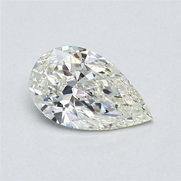 0.51 Carat Pear Loose Diamond, K, VVS2, Ideal, GIA Certified