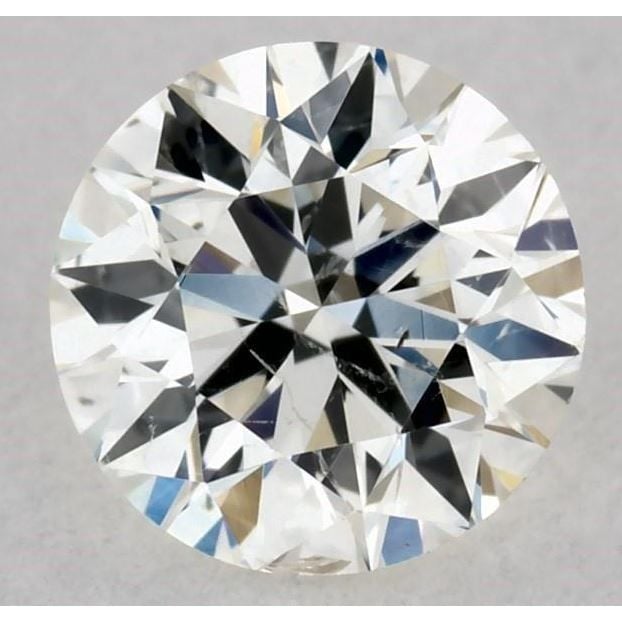 0.30 Carat Round Loose Diamond, J, SI2, Excellent, GIA Certified | Thumbnail