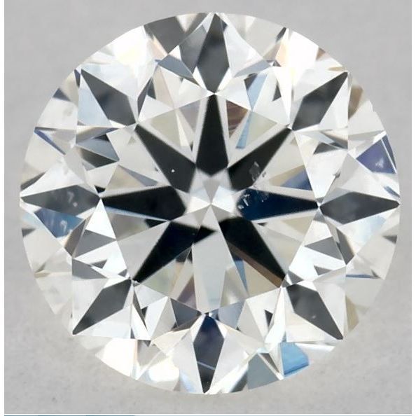 0.50 Carat Round Loose Diamond, I, VS2, Very Good, GIA Certified
