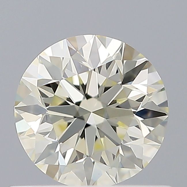 0.55 Carat Round Loose Diamond, N, VVS2, Excellent, GIA Certified | Thumbnail