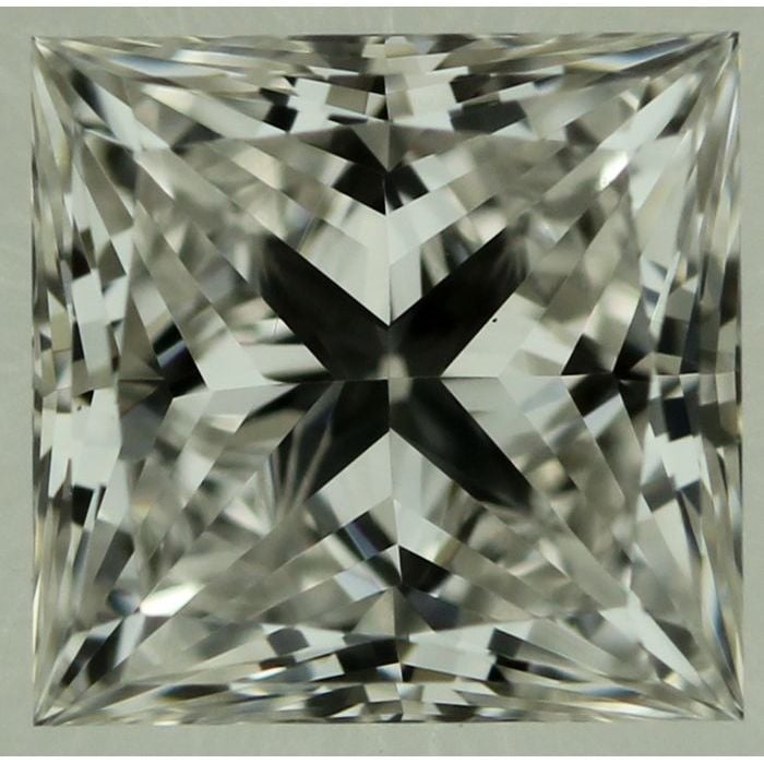 0.32 Carat Princess Loose Diamond, H, VVS2, Ideal, GIA Certified | Thumbnail