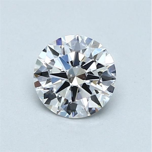 0.62 Carat Round Loose Diamond, D, IF, Ideal, GIA Certified