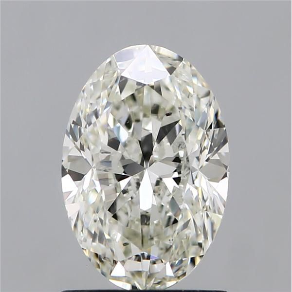 1.50 Carat Oval Loose Diamond, J, VS2, Ideal, GIA Certified
