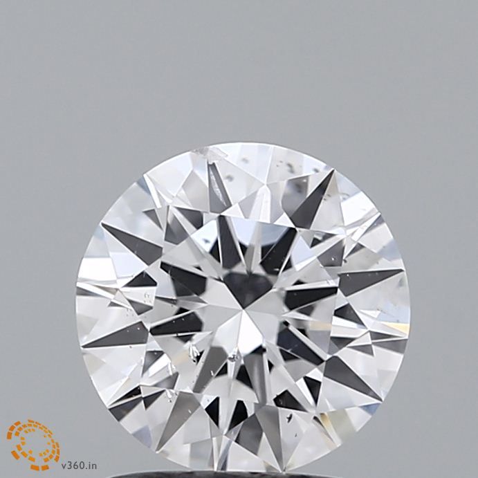 1.20 Carat Round Loose Diamond, D, SI2, Super Ideal, GIA Certified