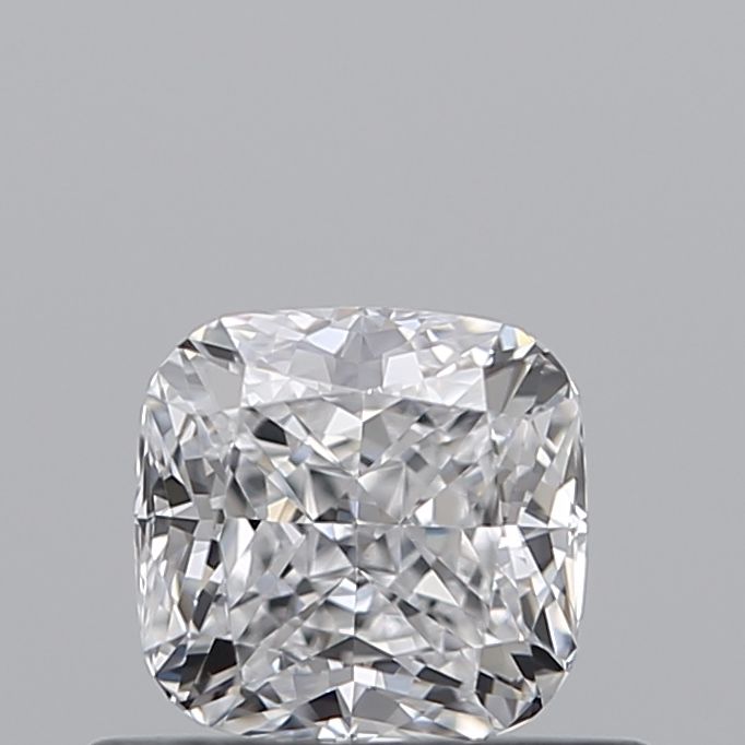 0.50 Carat Cushion Loose Diamond, D, VVS1, Super Ideal, GIA Certified