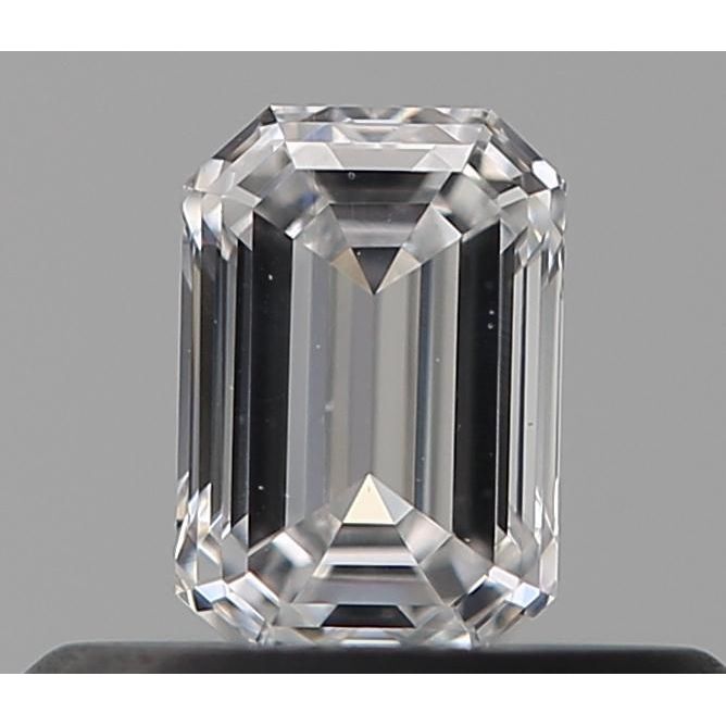 0.30 Carat Emerald Loose Diamond, D, VS1, Excellent, GIA Certified | Thumbnail