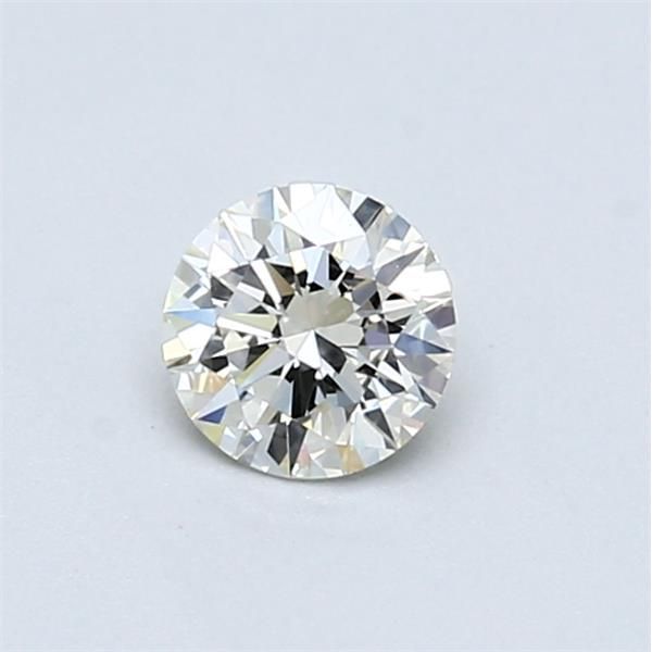 0.37 Carat Round Loose Diamond, K, VS1, Super Ideal, GIA Certified