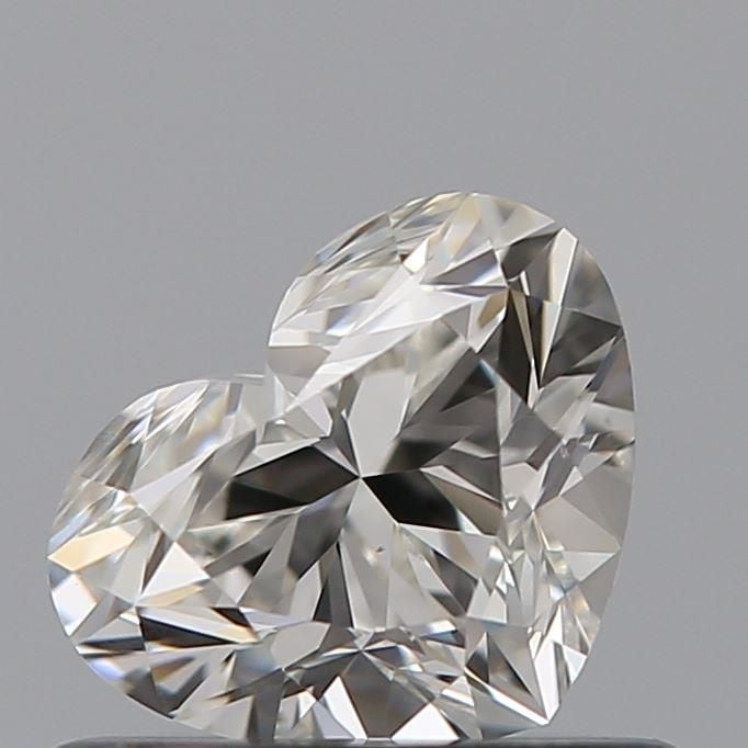 0.52 Carat Heart Loose Diamond, I, VS2, Super Ideal, GIA Certified | Thumbnail