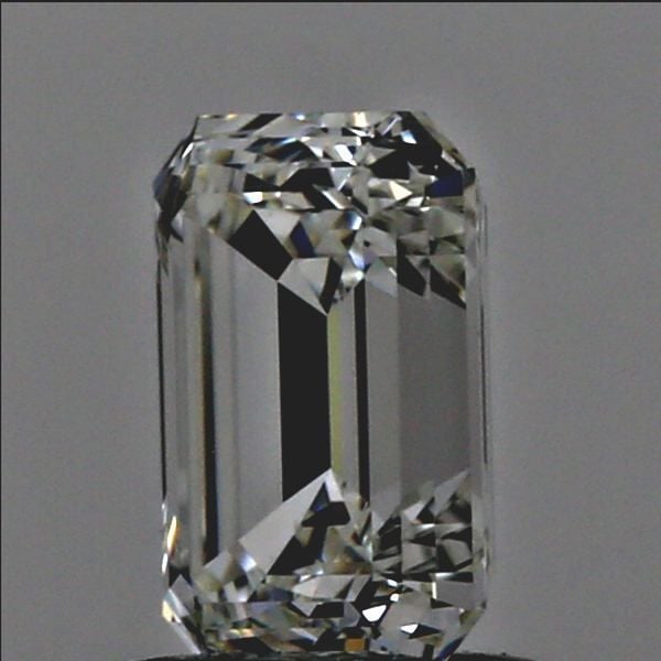 0.60 Carat Emerald Loose Diamond, J, IF, Ideal, GIA Certified | Thumbnail