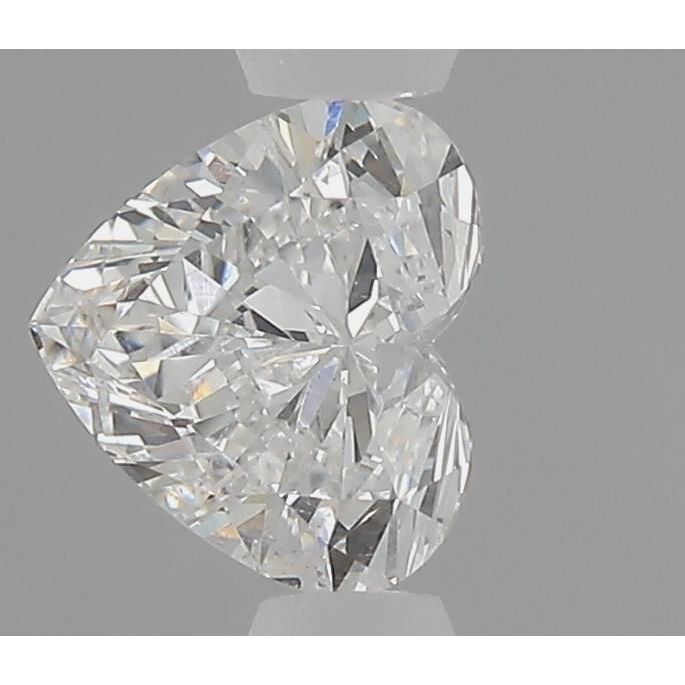 0.50 Carat Heart Loose Diamond, E, SI2, Super Ideal, GIA Certified
