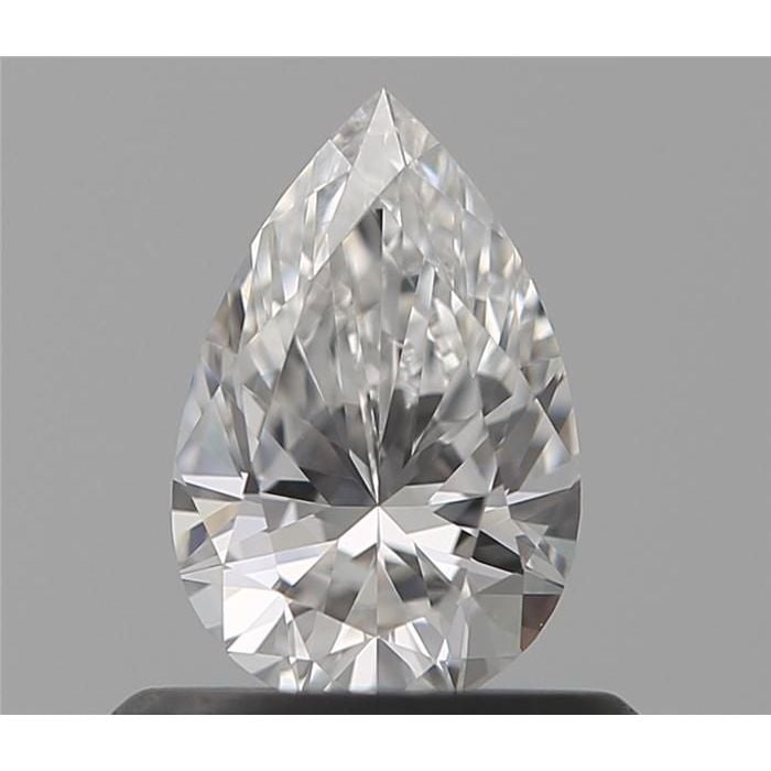 0.50 Carat Pear Loose Diamond, D, VVS1, Ideal, GIA Certified