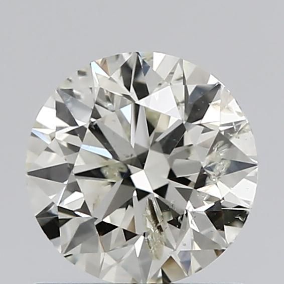 1.09 Carat Round Loose Diamond, L, I2, Super Ideal, GIA Certified