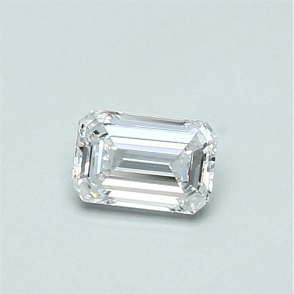 0.32 Carat Emerald Loose Diamond, D, VVS2, Ideal, GIA Certified | Thumbnail