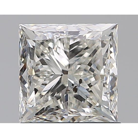 1.51 Carat Princess Loose Diamond, I, SI2, Very Good, GIA Certified | Thumbnail