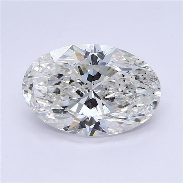 2.72 Carat Oval Loose Diamond, G, SI2, Super Ideal, GIA Certified | Thumbnail