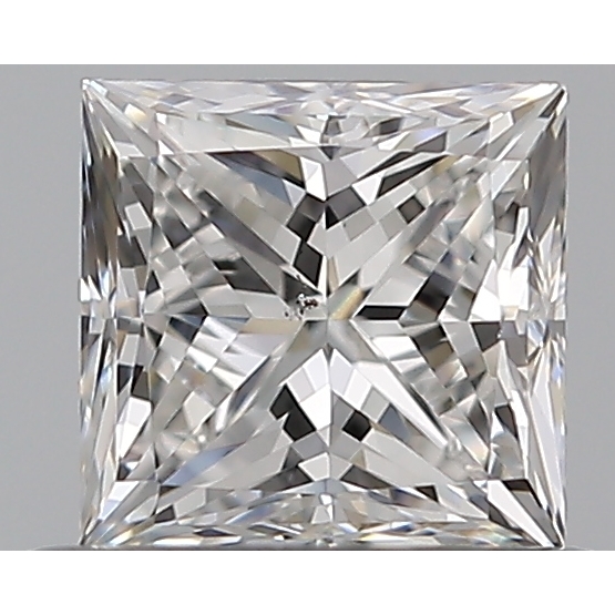 0.59 Carat Princess Loose Diamond, F, VS2, Ideal, GIA Certified | Thumbnail