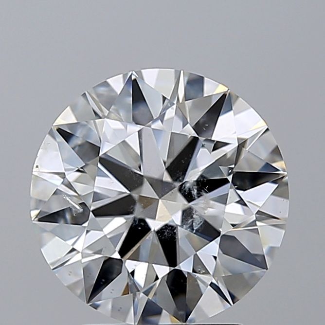 2.25 Carat Round Loose Diamond, G, SI2, Super Ideal, GIA Certified
