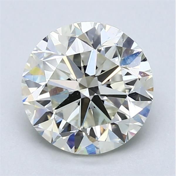 2.01 Carat Round Loose Diamond, H, VS2, Very Good, GIA Certified