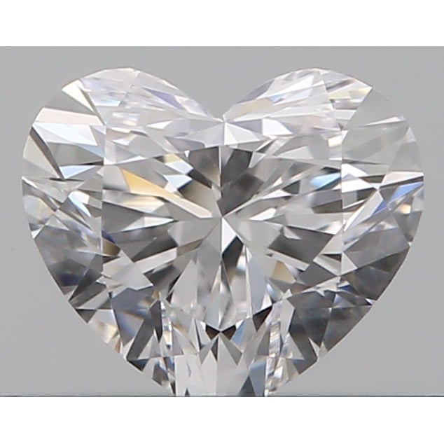 0.41 Carat Heart Loose Diamond, D, VVS1, Super Ideal, GIA Certified | Thumbnail