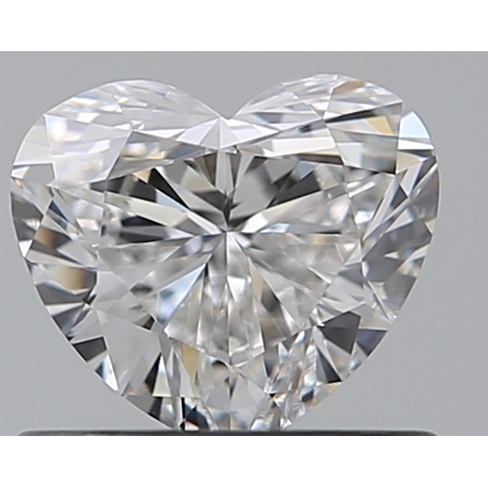 0.51 Carat Heart Loose Diamond, F, VS1, Ideal, GIA Certified | Thumbnail