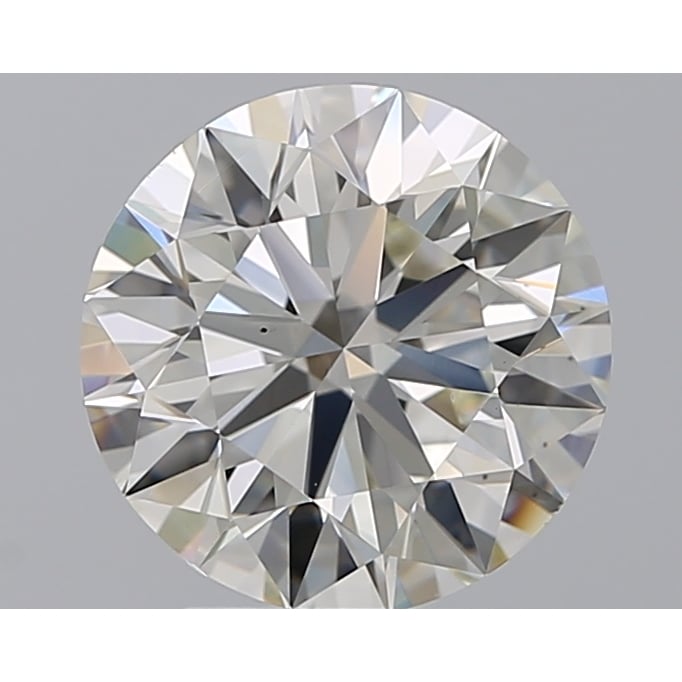 2.60 Carat Round Loose Diamond, J, VS1, Super Ideal, GIA Certified