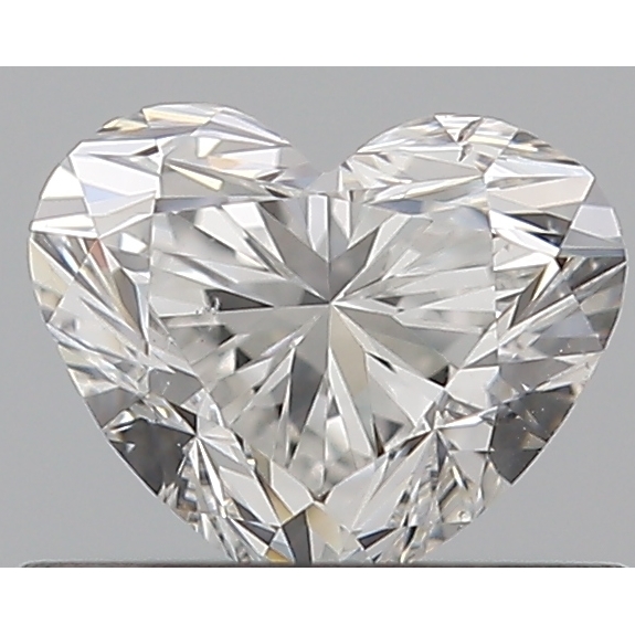 0.44 Carat Heart Loose Diamond, F, VS2, Ideal, GIA Certified