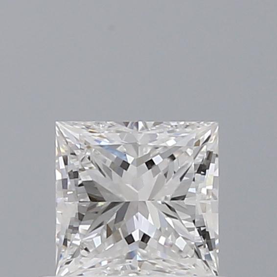 0.50 Carat Princess Loose Diamond, E, VVS2, Super Ideal, GIA Certified