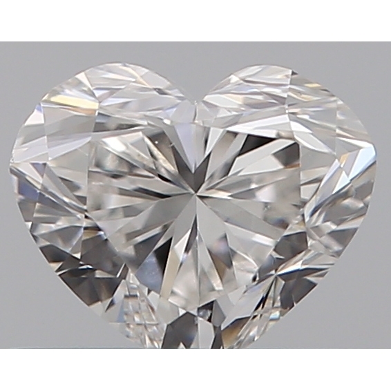 0.40 Carat Heart Loose Diamond, F, SI1, Excellent, GIA Certified