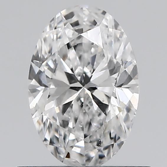 0.70 Carat Oval Loose Diamond, D, SI1, Super Ideal, GIA Certified