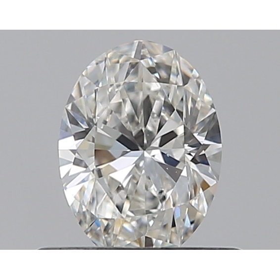 0.40 Carat Oval Loose Diamond, H, VS1, Excellent, GIA Certified