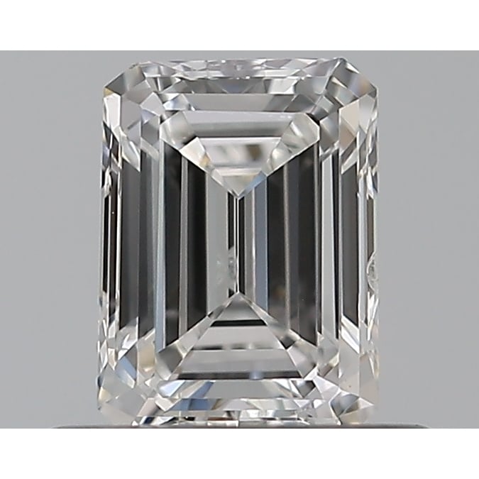 0.45 Carat Emerald Loose Diamond, E, SI2, Excellent, GIA Certified | Thumbnail