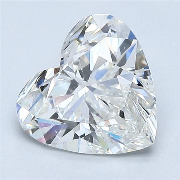 1.60 Carat Heart Loose Diamond, H, SI1, Ideal, GIA Certified | Thumbnail