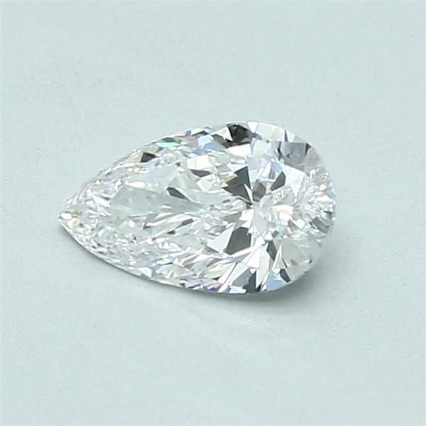 0.50 Carat Pear Loose Diamond, D, VS1, Ideal, GIA Certified