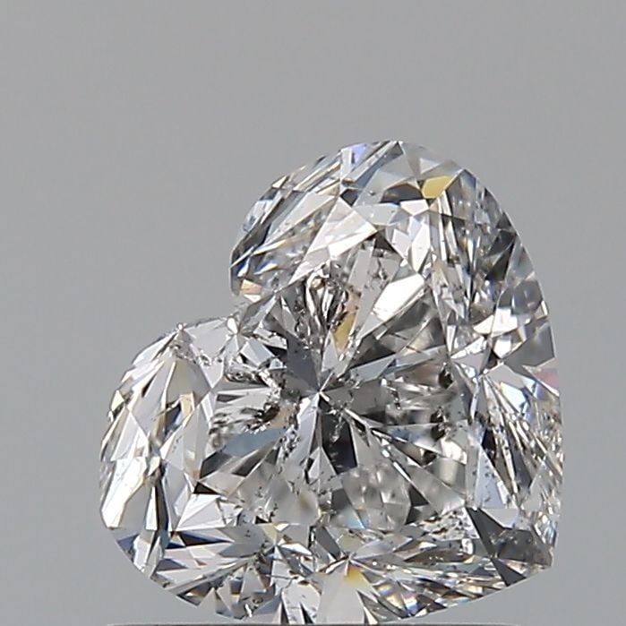 1.00 Carat Heart Loose Diamond, G, SI2, Ideal, GIA Certified