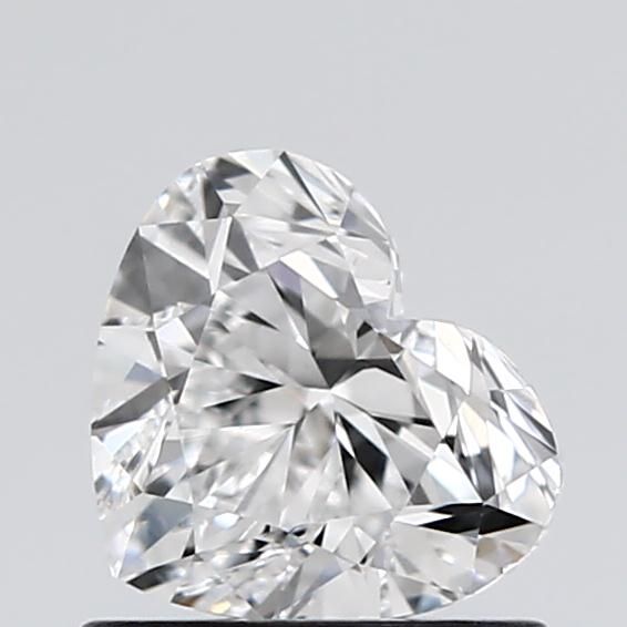 1.00 Carat Heart Loose Diamond, D, VS2, Ideal, GIA Certified