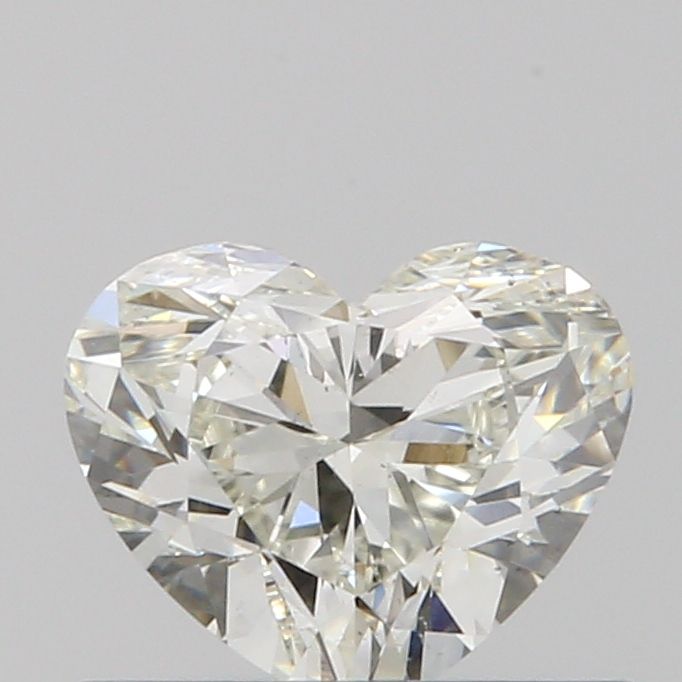 0.51 Carat Heart Loose Diamond, J, VS2, Ideal, GIA Certified