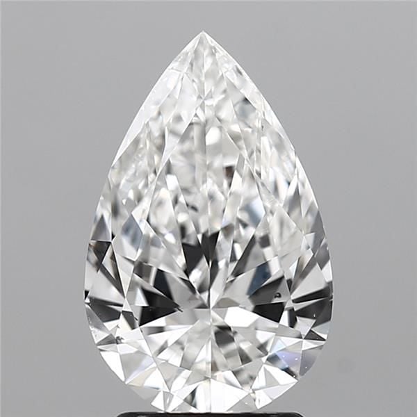 2.01 Carat Pear Loose Diamond, F, SI1, Ideal, GIA Certified