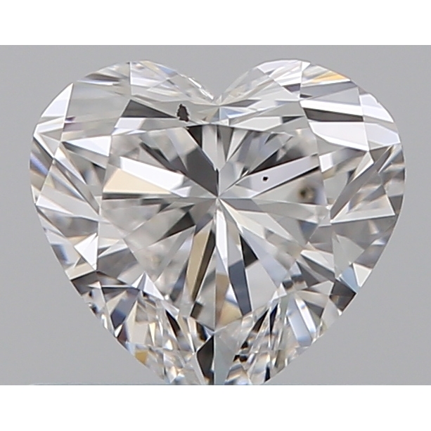 0.50 Carat Heart Loose Diamond, E, SI1, Ideal, GIA Certified | Thumbnail