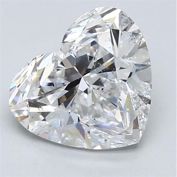 3.02 Carat Heart Loose Diamond, D, SI2, Super Ideal, GIA Certified