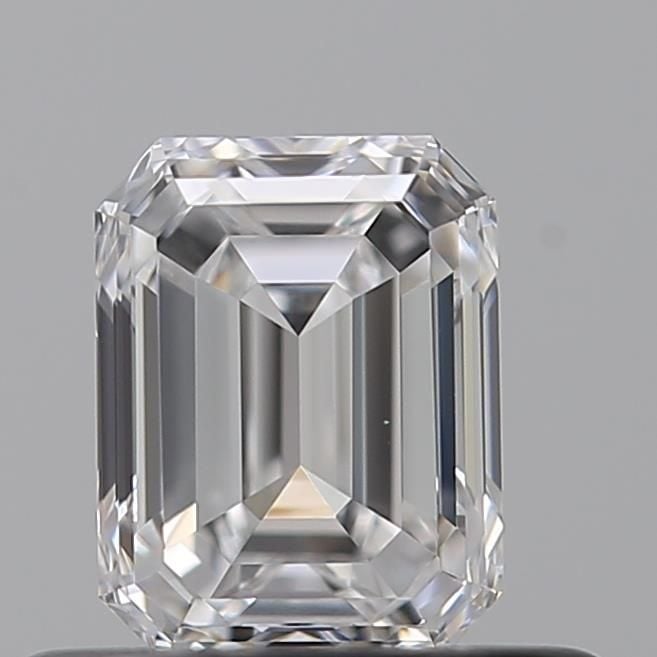 0.54 Carat Emerald Loose Diamond, D, IF, Ideal, GIA Certified | Thumbnail