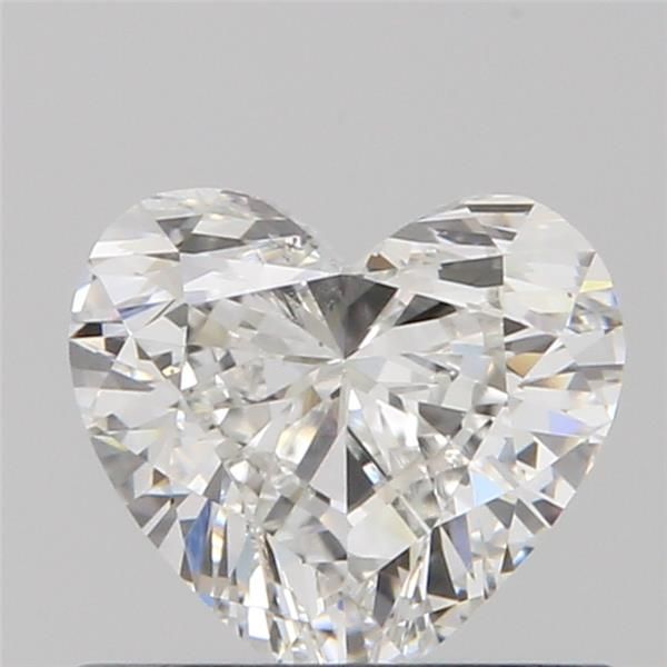 0.53 Carat Heart Loose Diamond, G, SI1, Ideal, GIA Certified | Thumbnail