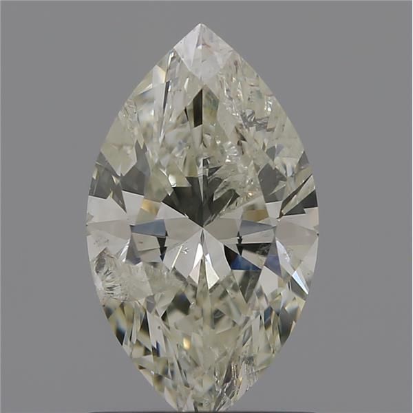1.00 Carat Marquise Loose Diamond, K, I2, Ideal, GIA Certified