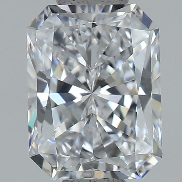 0.70 Carat Radiant Loose Diamond, D, VVS2, Super Ideal, GIA Certified